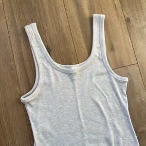 Wilfred Free Light Gray Ribbed Dress